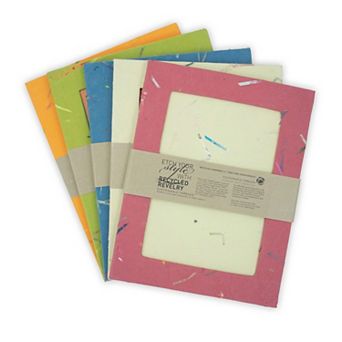 Photo Frames Handmade Cotton Paper Set of 5