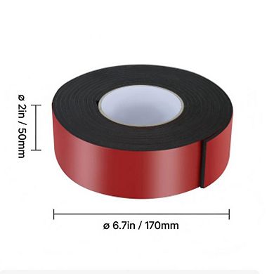 Pipe Insulation Wrap 14FT x 2-inch Pipe Insulation Foam Tape Self-Adhesive