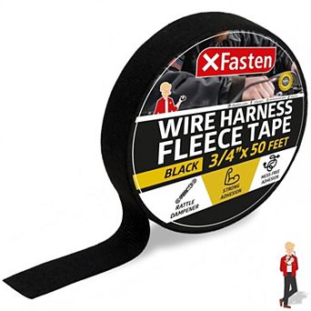 Residue-Free Cloth Electrical Felt Tape for Automotive Wiring Loom Wrap, High Temp and Abrasion Resi