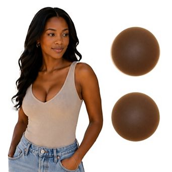 Lechery New York Skingrip Circle Nipple Covers for Women Reusable Silicone Breast Petals