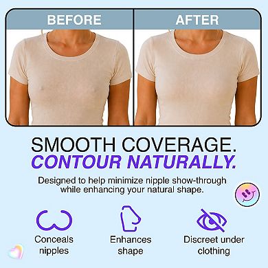 Lechery New York Allstick Triangle Nipple Covers For Women Reusable Sticky Silicone Covers