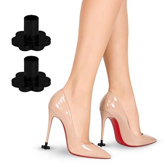 Lechery New York 3 Pairs Flower Heel Protectors for Women Gel Heel Cushion Pads