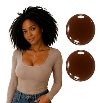 Lechery New York Allstick Circle Nipple Covers for Women Reusable Sticky Silicone Covers