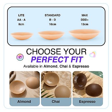 Lechery New York Edgestick Circle Nipple Covers For Women Reusable Silicone Nipple Covers
