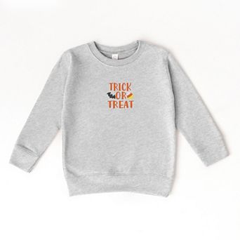 Embroidered Candy Corn Trick or Treat - Toddler Graphic Sweatshirt