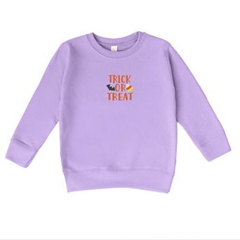 Embroidered Candy Corn Trick or Treat - Toddler Graphic Sweatshirt