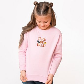 Embroidered Candy Corn Trick or Treat - Youth Graphic Sweatshirt