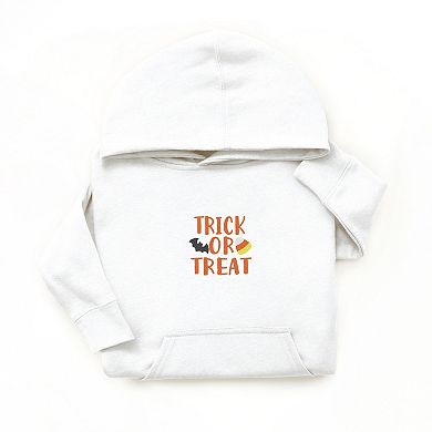 Embroidered Candy Corn Trick or Treat - Youth Graphic Hoodie