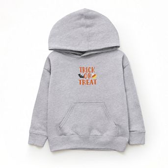 Embroidered Candy Corn Trick or Treat - Youth Graphic Hoodie