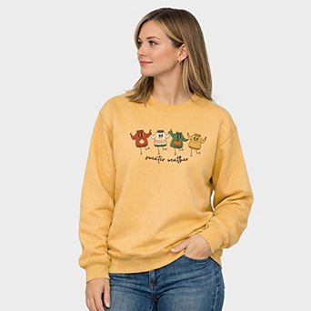 Sweater Weather Stick Figures - Women's Graphic Sweatshirt