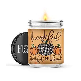 Thankful, Grateful & Blessed - 22-oz Candle Jar - Apple Cider & Clove