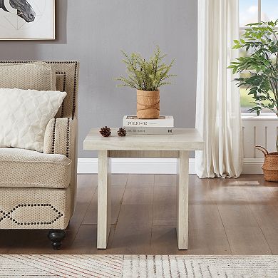 Cavira Modern Faux Marble Living Room End Table