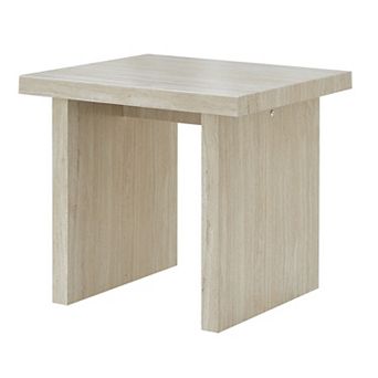 Cavira Modern Faux Marble Living Room End Table
