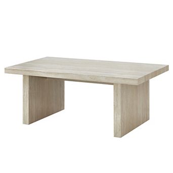 Cavira Modern Faux Marble Living Room Coffee Table