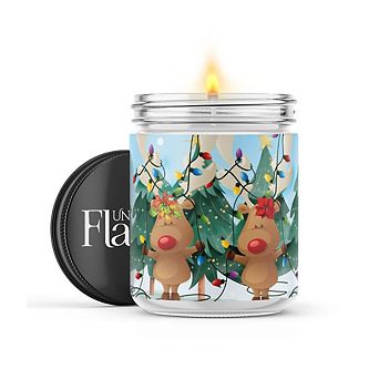 Tangled Reindeer - 22-oz Candle Jar - Apple Cider & Clove
