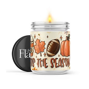Tis the Fall Season - 22-oz Candle Jar - Mahogany Teakwood