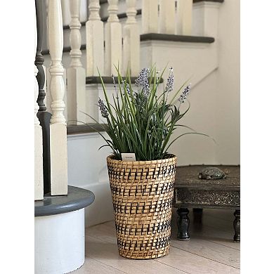 Planter Basket Woven Rattan