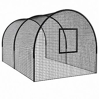 22FT Baseball Batting Cage with Frame & Net Heavy Duty Practice Hitting Pitching Golf Training