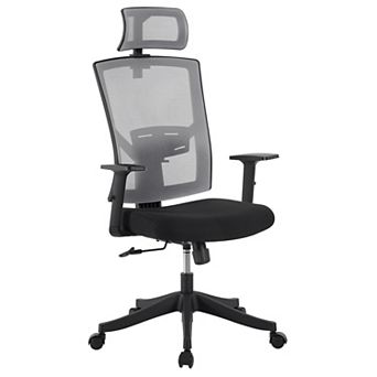 Ergonomic Mesh Office Chair 4D Adjustable Armrests, Dynamic Lumbar Support, Adjustable Headrest