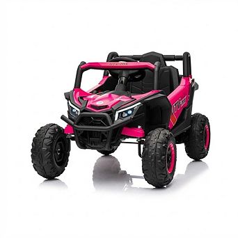 12V Ride on Toys, Battery Powered Electric Vehicle for Kids, Toddler Ride on Truck SUV with RC