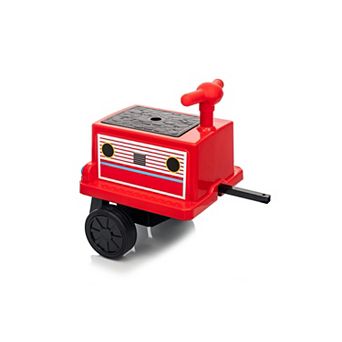 Ride On Toy Train for Kids, Electric Vehicle Ride On, 2 Wheels, 3 mph Max Speed, for Kids, Red