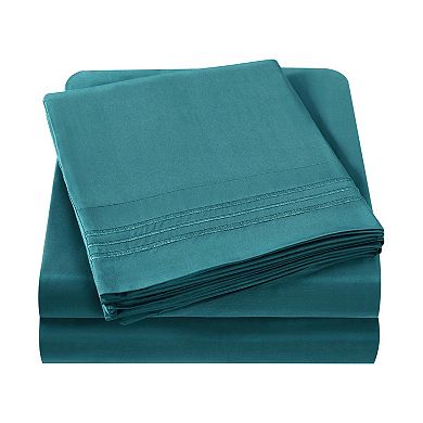 Rayon from Cooling Sheet Set. Soft Comfort Deep Pocket Bed Sheet Set with Pillowcases