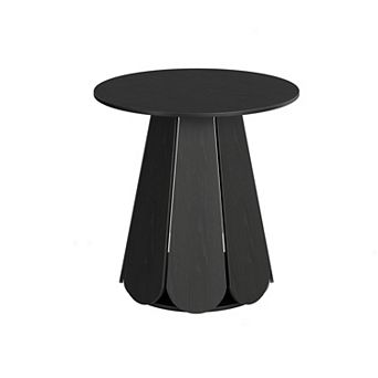 31.5" Round Dining Table, Small Circle Kitchen Table for 2-4 People, Modern Farmhouse