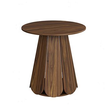 31.5" Round Dining Table, Small Circle Kitchen Table for 2-4 People, Modern Farmhouse