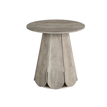 31.5" Round Dining Table, Small Circle Kitchen Table for 2-4 People, Modern Farmhouse