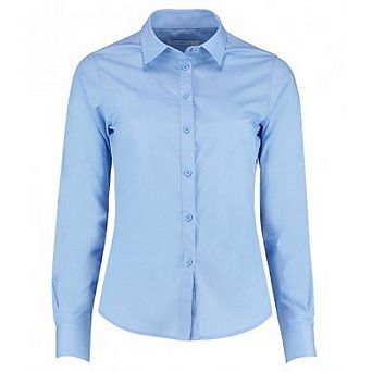 Kustom Kit Womens/Ladies Long Sleeve Tailored Poplin Shirt