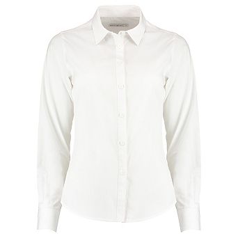 Kustom Kit Womens/Ladies Long Sleeve Poplin Shirt