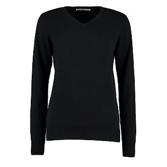 Kustom Kit Womens/Ladies Arundel V Neck Long-Sleeved Sweater Top