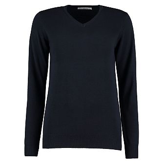 Kustom Kit Womens/Ladies Arundel V Neck Long-Sleeved Sweater Top
