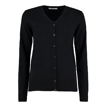 Kustom Kit Womens/Ladies Arundel V Neck Long-Sleeved Cardigan
