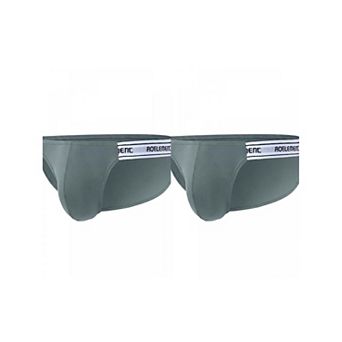 2 Packs Men's Low Rise Underwear Stretch Briefs Soft Breathable Pouch Boxer Underwear
