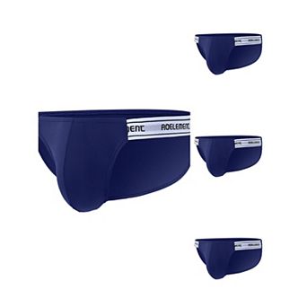 4 Packs Men's Low Rise Underwear Stretch Briefs Soft Breathable Pouch Boxer Underwear