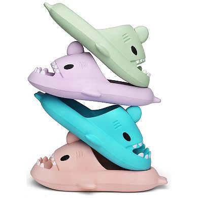 Shark Slides Cloud Slippers Anti-slip Beach Pool Shoes Thick Sole