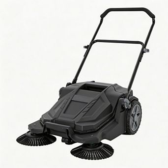 25.6 Inch Walk-Behind Push Sweeper