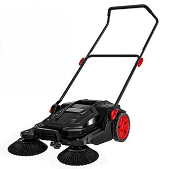 25.6 Inch Walk-Behind Push Sweeper