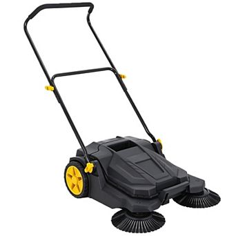 25.6 Inch Walk-Behind Push Sweeper