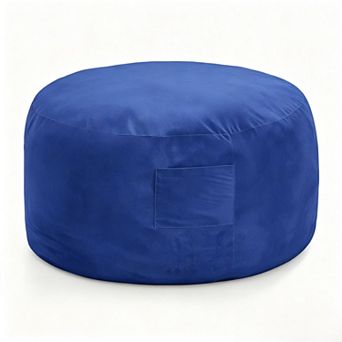 Flannel Memory Foam Bean Bag Couch with Removable Washable Cover for Adults Teens