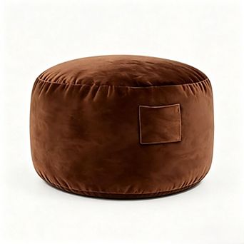 Flannel Memory Foam Bean Bag Couch with Removable Washable Cover for Adults Teens