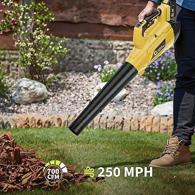 12" Cordless 2-in-1 String Trimmer & Leaf Blower Combo, Battery Operated Lightweight Weed Eater
