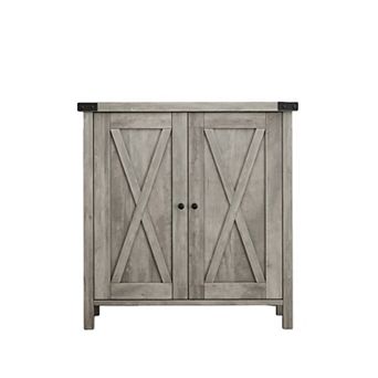 Wide Sideboard with Adjustable Shelf, Rustic Oak Storage Cabinet for Kitchen Dining Living Room