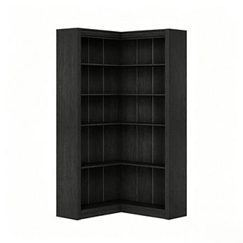 71.8 in Large Corner Bookcase with Anti-Tipping Kit
