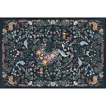 Area Rugs Machine Washable Area Rug Non-Slip Carpet for Bedroom Vintage Area Rug
