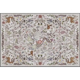 Area Rugs Machine Washable Area Rug Non-Slip Carpet for Bedroom Vintage Area Rug