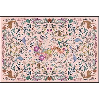 Area Rugs Machine Washable Area Rug Non-Slip Carpet for Bedroom Vintage Area Rug