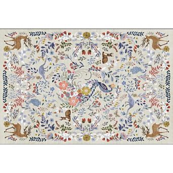Area Rugs Machine Washable Area Rug Non-Slip Carpet for Bedroom Vintage Area Rug