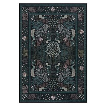 Area Rug Washable Area Rug Vintage Carpet for Living Room, Bedroom & Dining Room